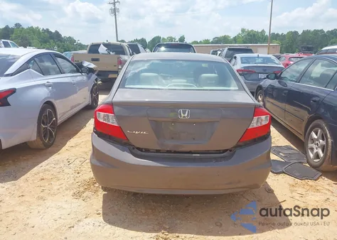 2012 Honda Civic Ex z USA, uszkodzony, nr VIN 2HGFB2F8XCH544536